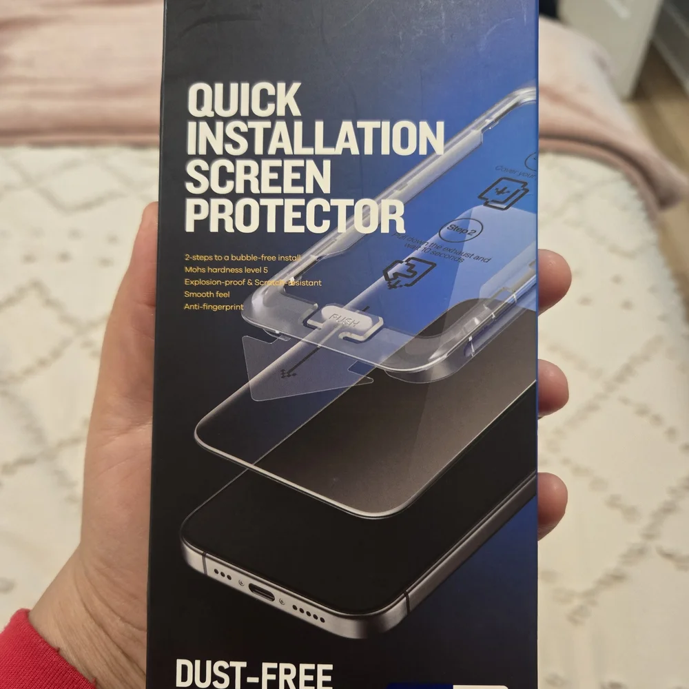 Premium Black Screen Protector for Cell Phones